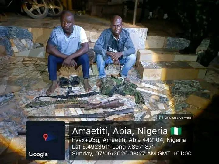 Army Smashes Suspected Arms Syndicate in Abia, Arrests Three in Intelligence-Led Raid