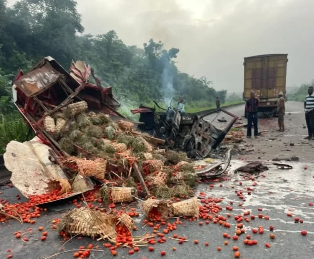Two Die as Bus Bursts Into Flames in Ogun Dawn Crash