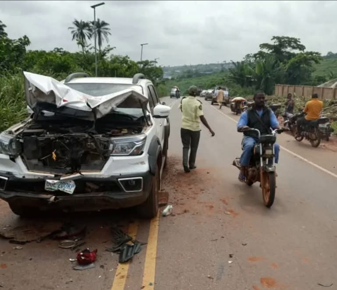 Two Killed in Ogun as Speeding Motorcycle Crashes into Pickup Vehicle