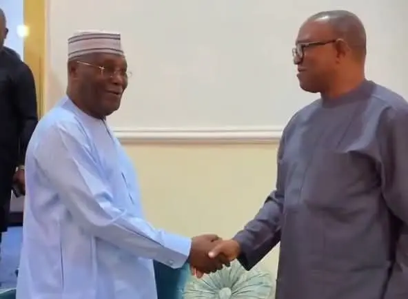 BREAKING: Atiku Appeals for Unity, Urges Opposition Supporters to End Attacks on Peter Obi