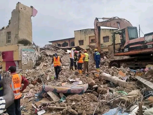 Abuja Building Collapse: Wike Orders Owner’s Arrest, Revokes Land Title Over Safety Breach