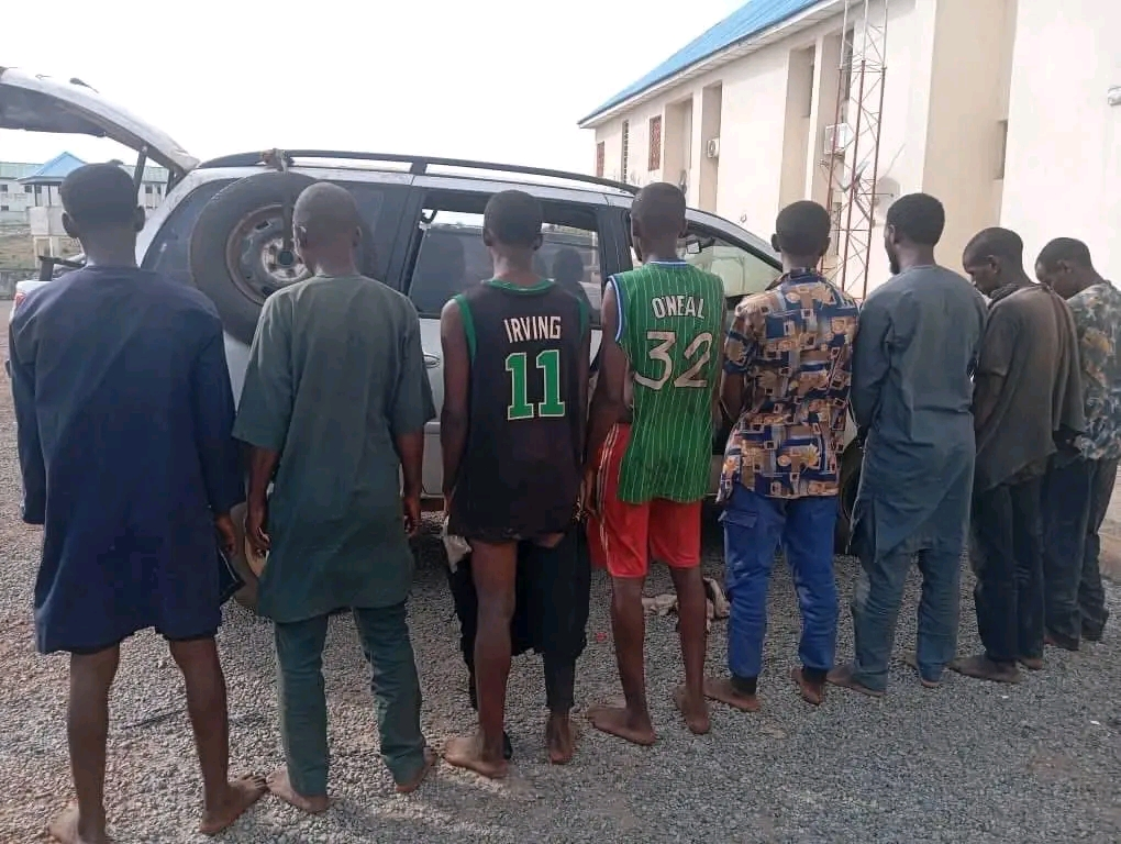 Police Nab Eight Suspected Kidnappers, Seize AK-47s in Nasarawa Crackdown