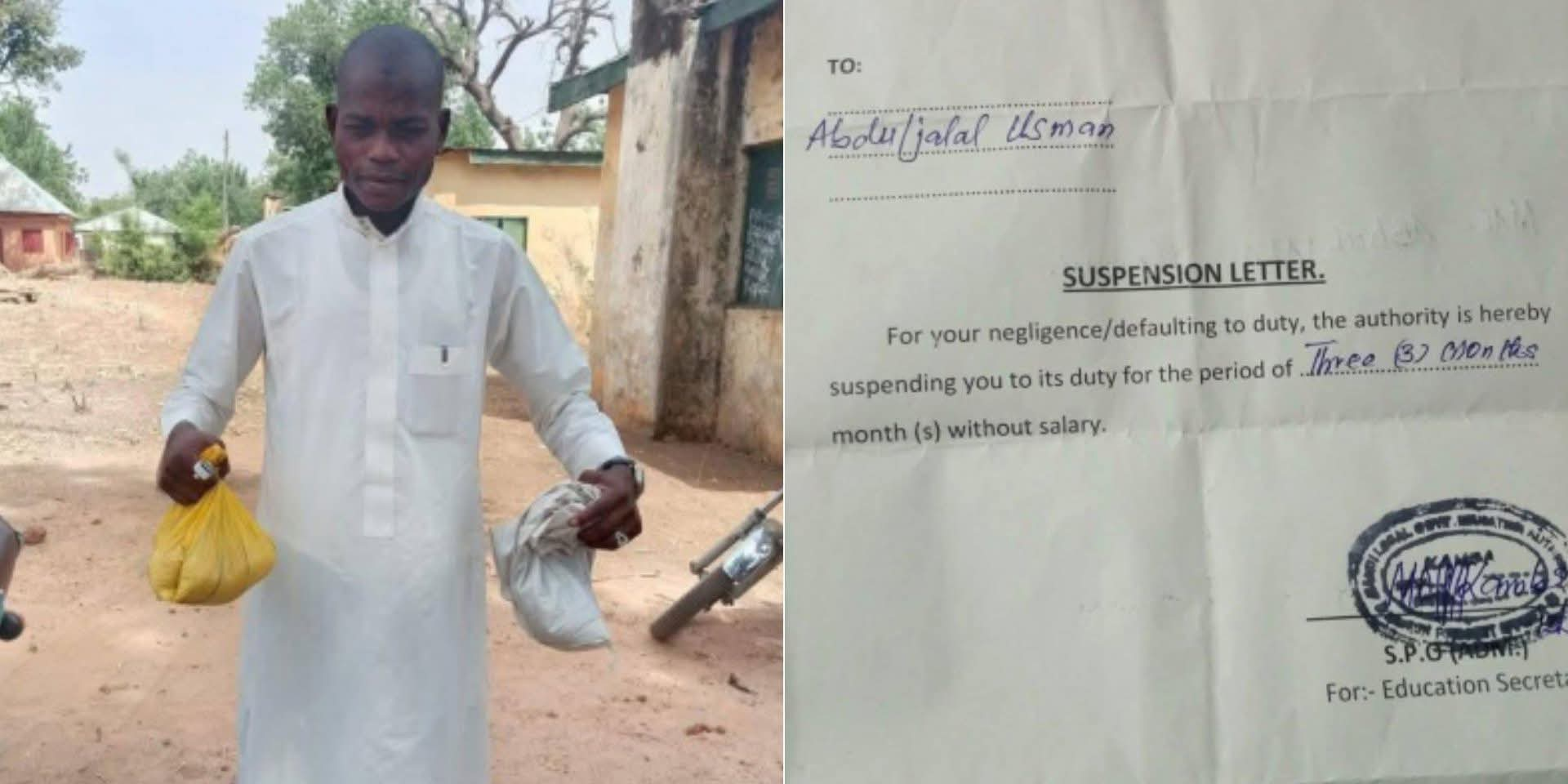 Kebbi Teacher Suspended Without Pay for Three Months After Rejecting Handful of Rice as Ramadan "Palliative" and Speaking Out