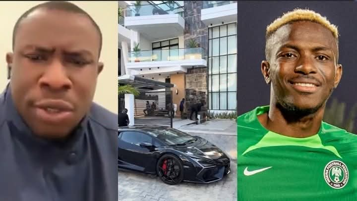 Man Slams Osimhen’s ₦3bn Mansion, Issues 24-Hour Ultimatum to “Return It and Help Nigerians”