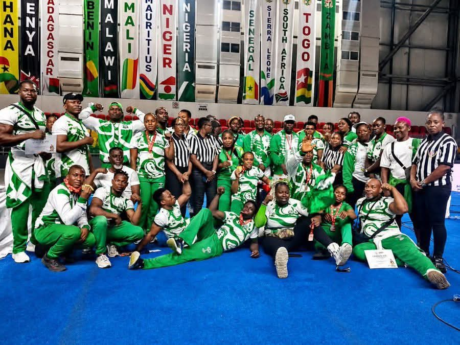 Nigeria Finishes 4th at Africa Armwrestling Championship with 25 Medals
