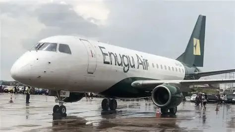 Enugu Air Plane Skids Off Runway at Benin Airport, Passengers Escape Unhurt