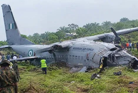 Nigerian Military Aircraft Crashes in Ondo With 32 Aboard as Rescue Operation Begins