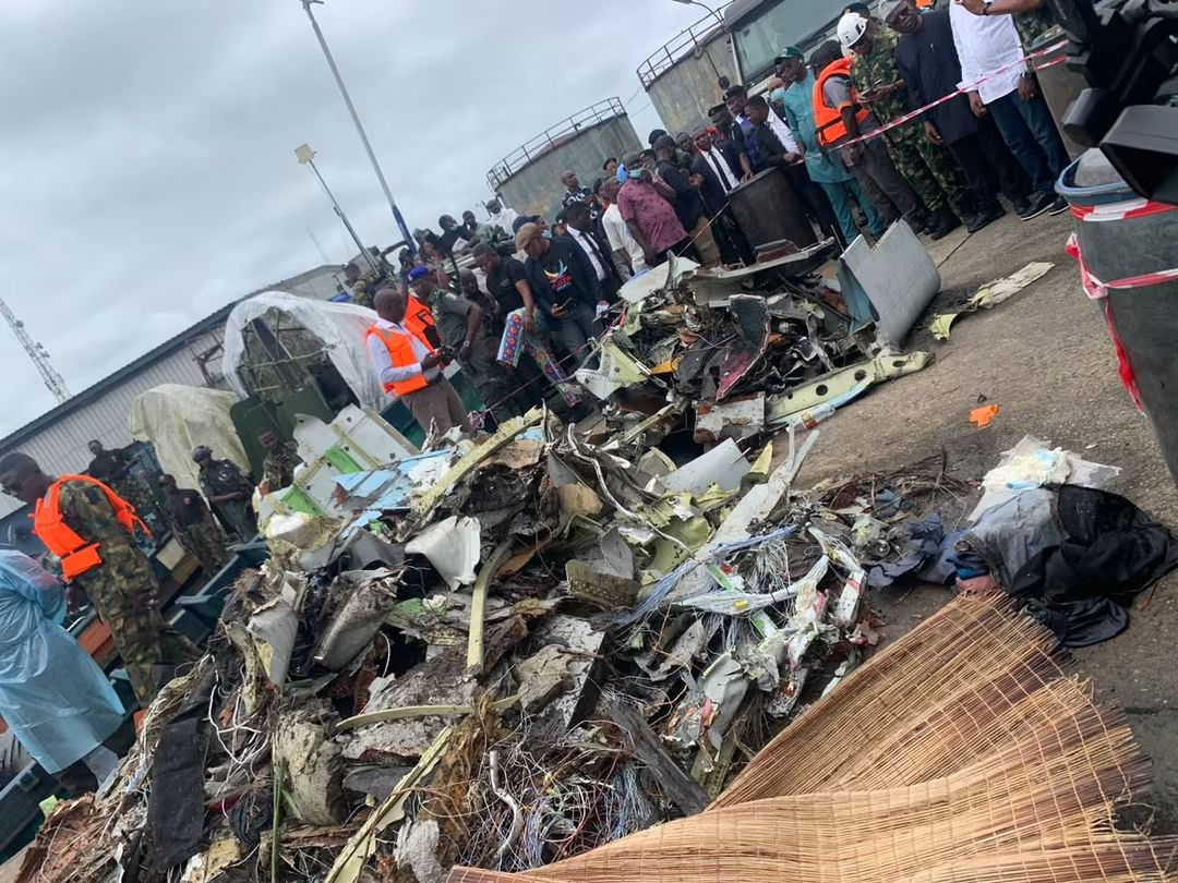 NAF Plane Crash: Main Wreckage Still Missing as Divers Recover Human Remains in Ondo Swamp