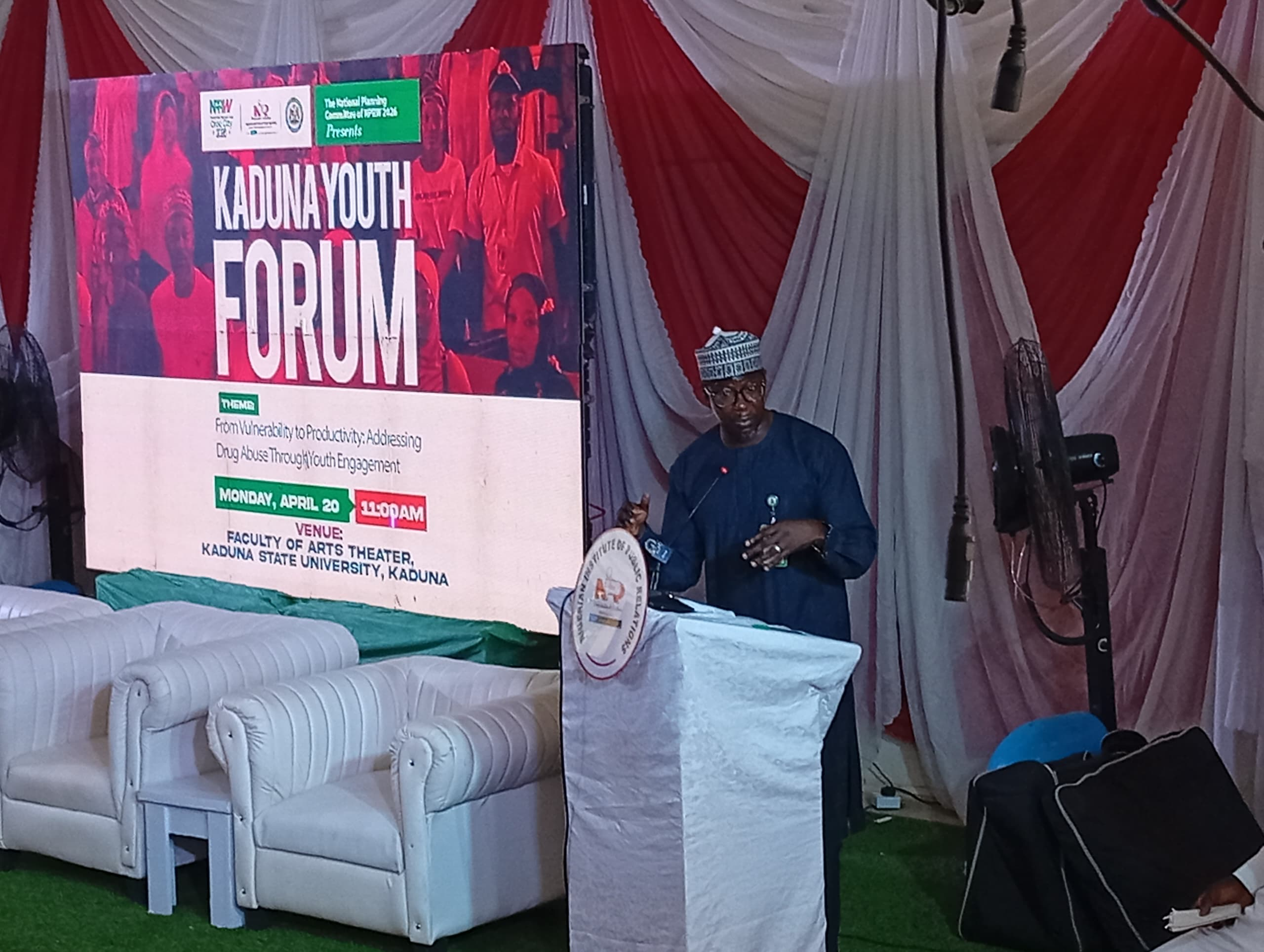 Choose Productivity Over Drugs, Kaduna Deputy Governor Balarabe Urges Students as Over 14 Million Nigerians Battle Substance Abuse